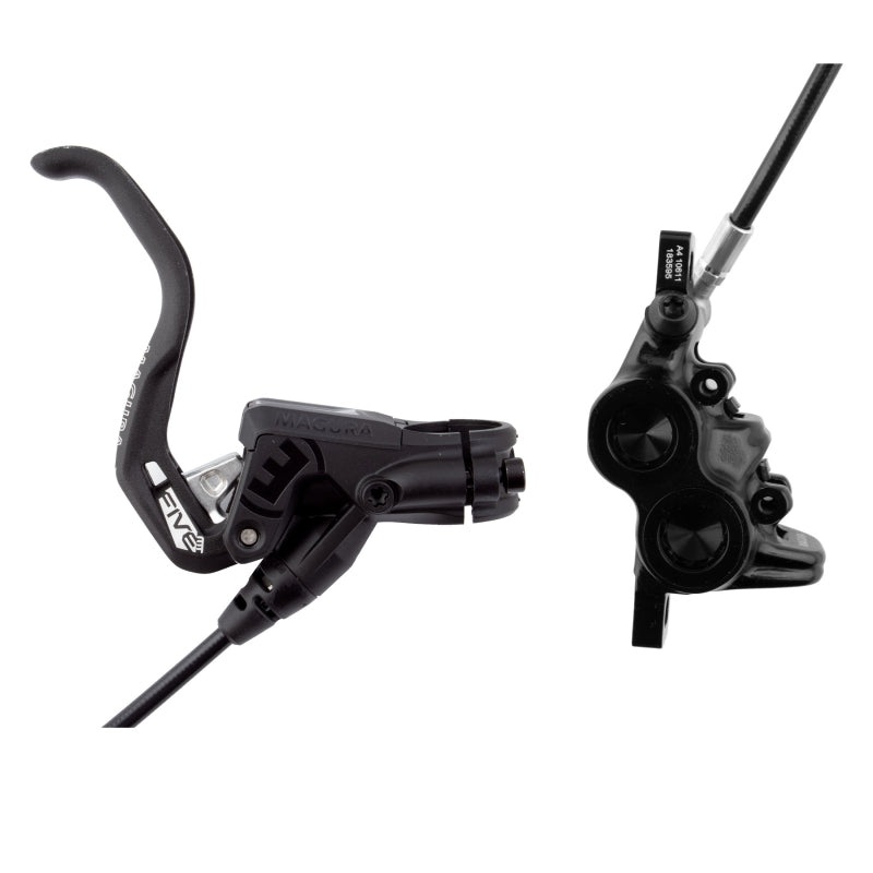 Magura MT5 HC Disc Brake Lever –  Front Rear Hydraulic Post Mount BLK/Neon Red
