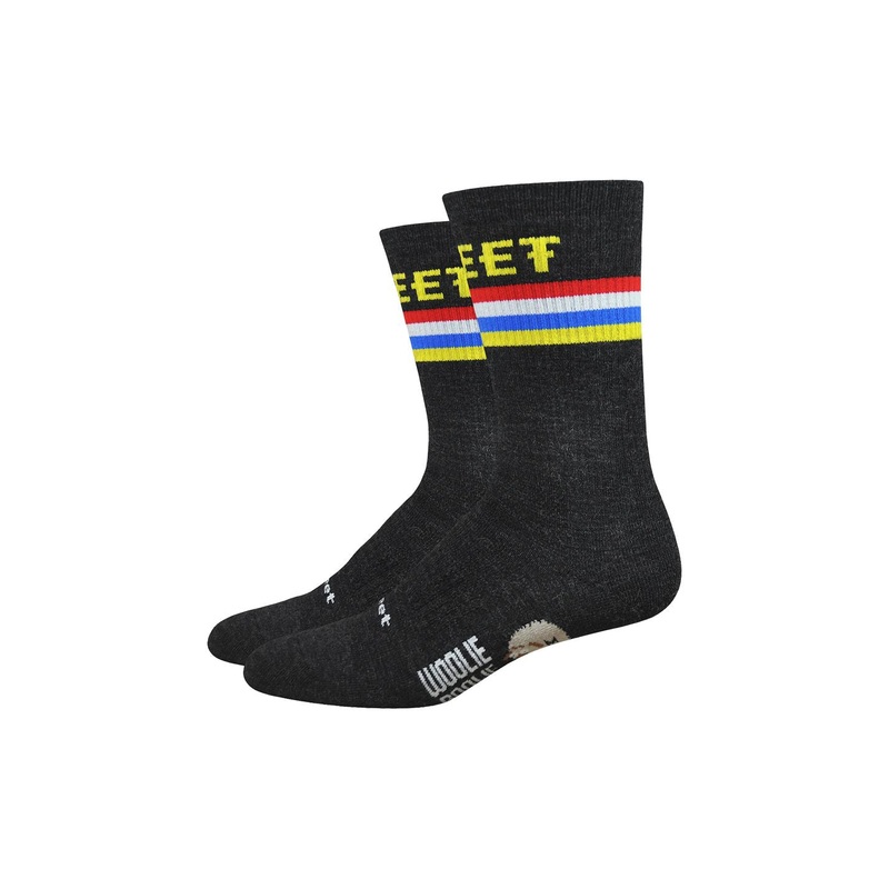 Sock DeFeet Woolie Boolie 6″ Podium X-Large Black
