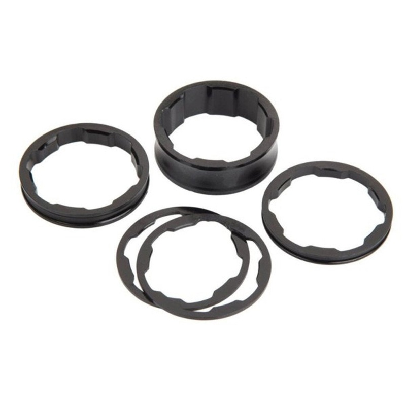 Box Two Stem Spacer Kit 1 1/8″ Black