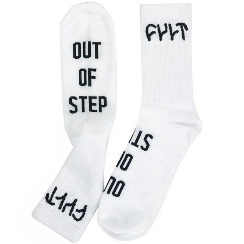Cult Logo Socks White