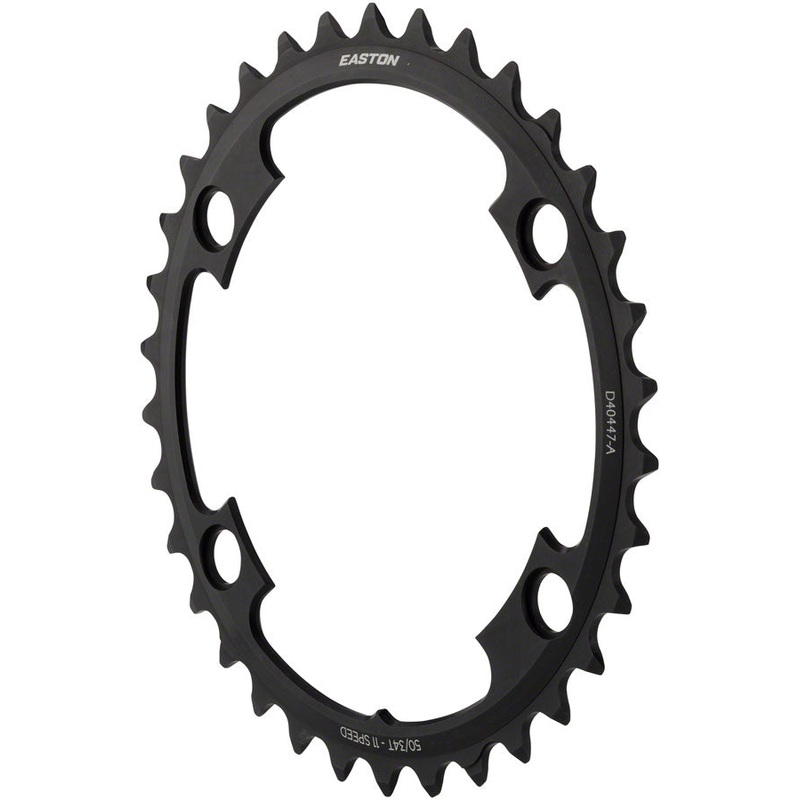 Easton Asymmetric Chainring: 4-Bolt, 11-Speed, 39t, Black