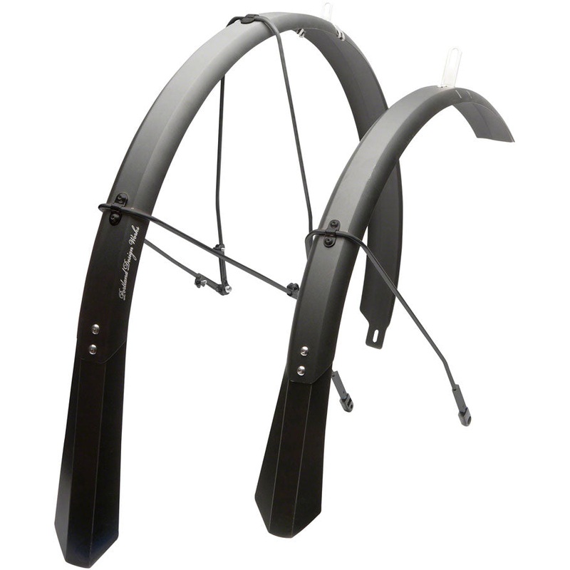 Portland Design Works Full Metal Fenders – 650 x 55mm Black