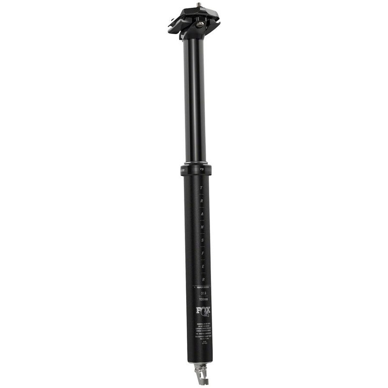 Fox Transfer SL Performance Elite Dropper Seatpost – 34.9, 240mm, Internal Routing, Indexed, Ano Black