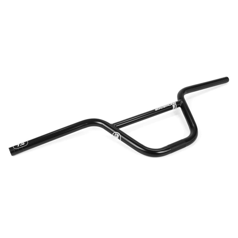 Stay Strong Chevron Chromoly BMX Race Handlebars-Black 7″