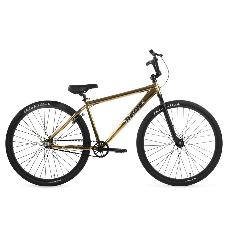 Throne Cycles The Goon 29″ BMX Freestyle Bike-14k Gold