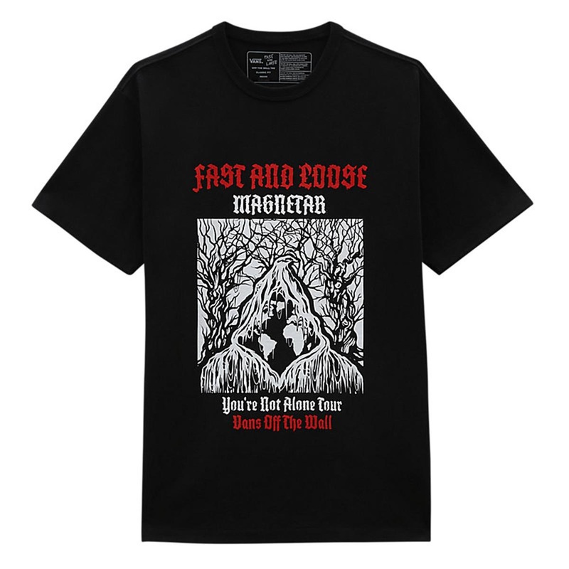 Vans X Fast And Loose Off The Wall T-Shirt – Black XX Large