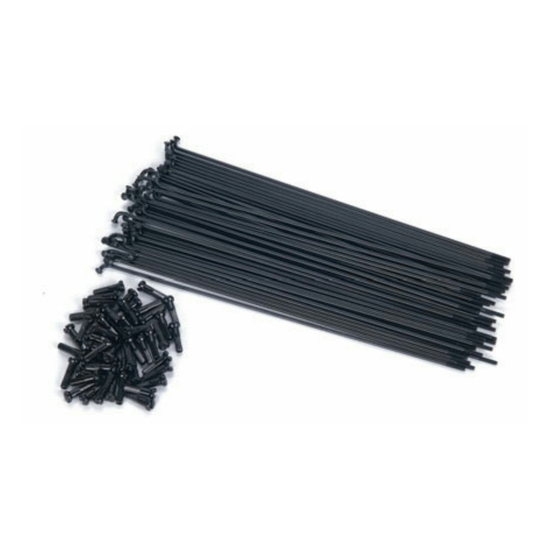 Primo Forged 14 Gauge Spokes Black 182mm