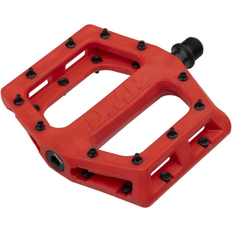 DMR V11 Sealed Nylon BMX Platform Pedals – 9/16″ – Red