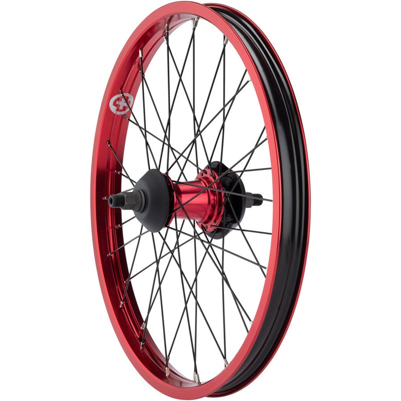 Salt Everest Rear Wheel – 20″ 14 x 110mm Rim Brake Freecoaster Red Clincher