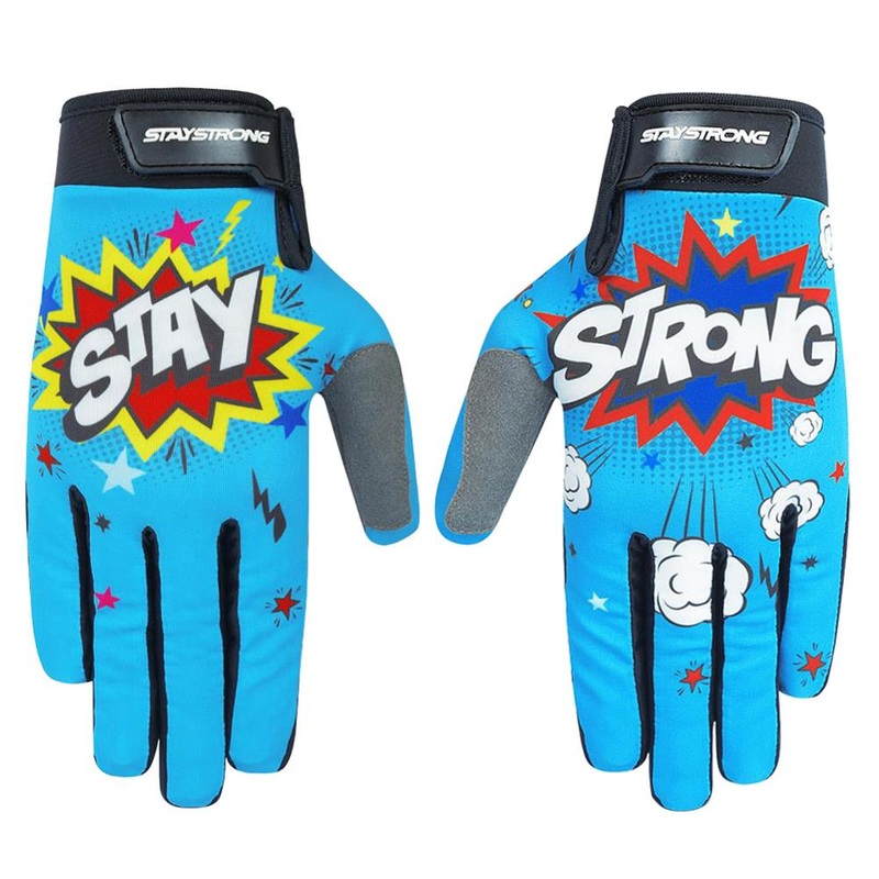 Stay Strong POW Gloves – Teal X Small