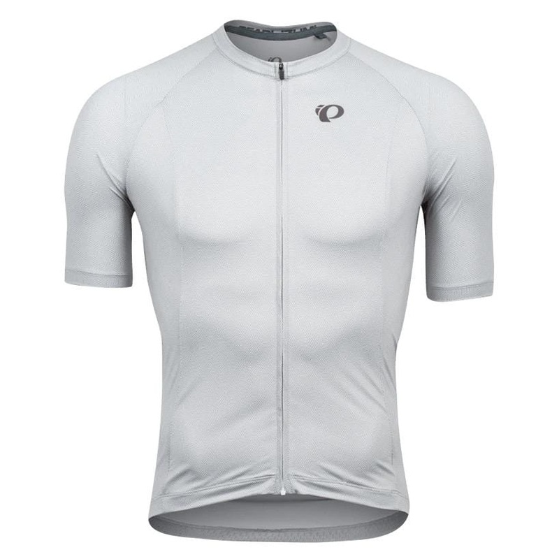 Men’s Interval Road Bike Jersey – White White Small