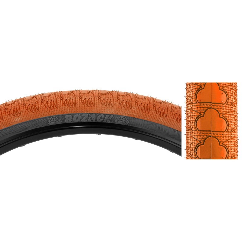 26×2.4 SE Racing Bozack BMX Tire – Orange w/ Black Sidewall