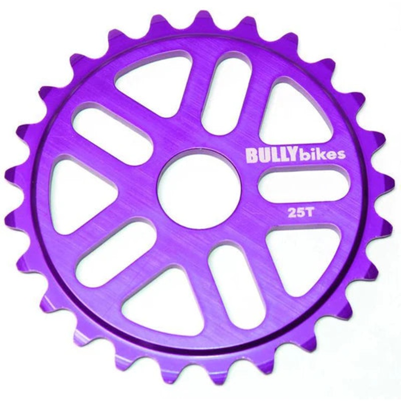 Bully 25t BMX Sprocket Chainwheel – Purple – USA Made
