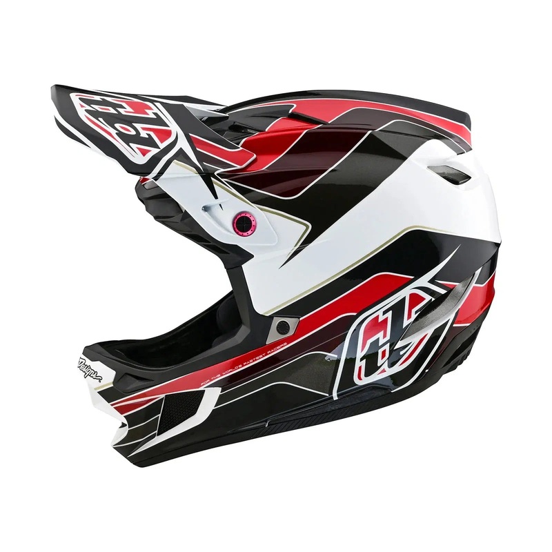 TLD D4 AS Polyacrylite Helmet W/MIPS Block Charcoal / Red Block Charcoal/Red XS-S