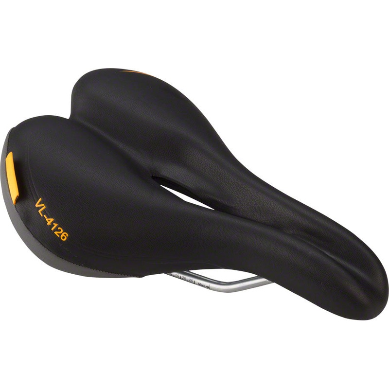 Velo Plush Pump Saddle – Steel, Black, Women’s