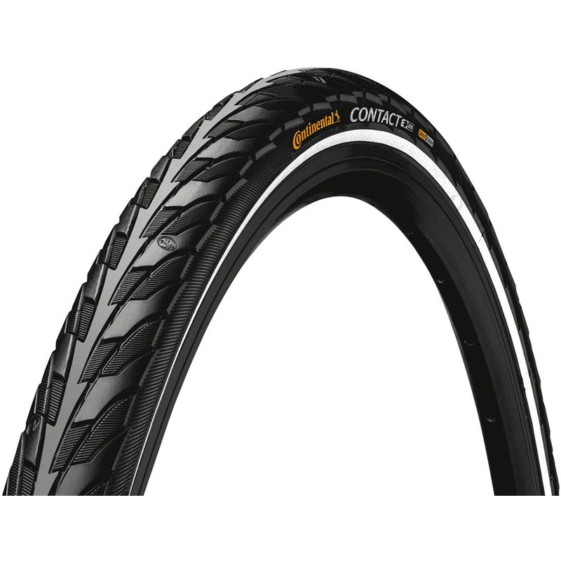 Continental Contact Tire – 700 x 28, Clincher, Wire, Black/Reflex, SafetySystem Breaker, E25