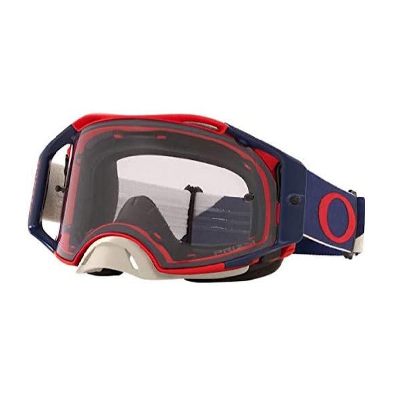 OAKLEY AIRBRAKE MX B1B RED/NAVY PRIZM MX LOWLIGHT