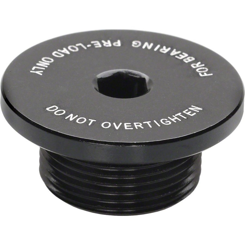 Bearing Pre-Load Cap Black Non-Drive Crank Bolt