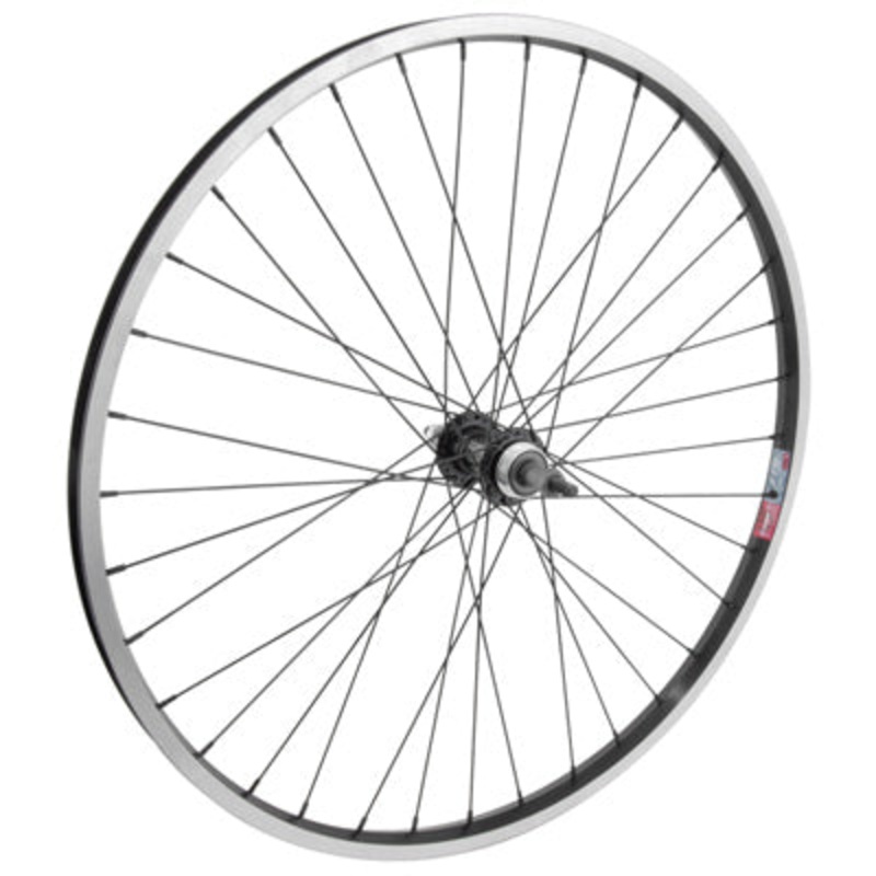 Rr Whl,26X1.5,Bk,Aly,36H 3/8”,Sw,Bk,135Mm,Fw,5-7S 26” Alloy Mtb Single Wall Wheels  Wheels  26” 26” N/A