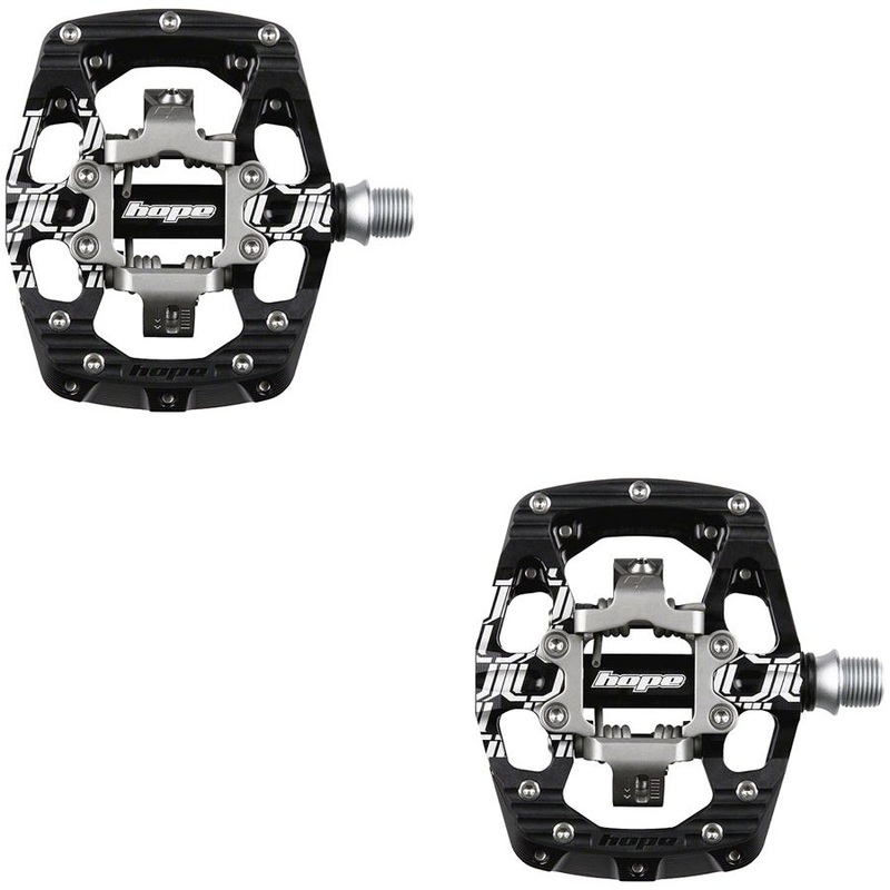 Union GC Pedals – Dual Sided Clipless with Platform, 9/16″, Black