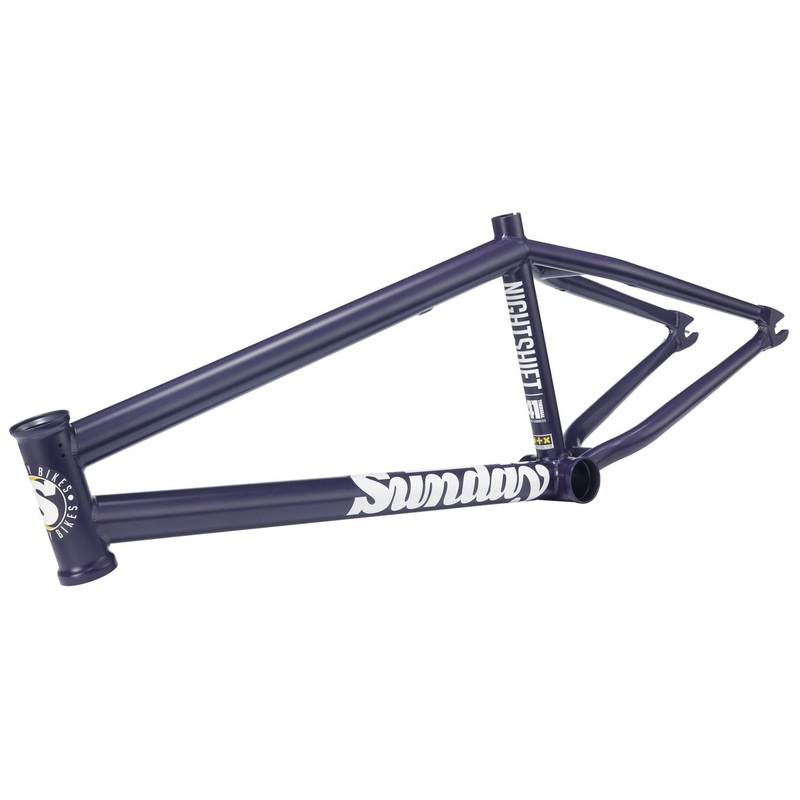 Sunday Nightshift BMX Frame-Midnight Purple 21.25″