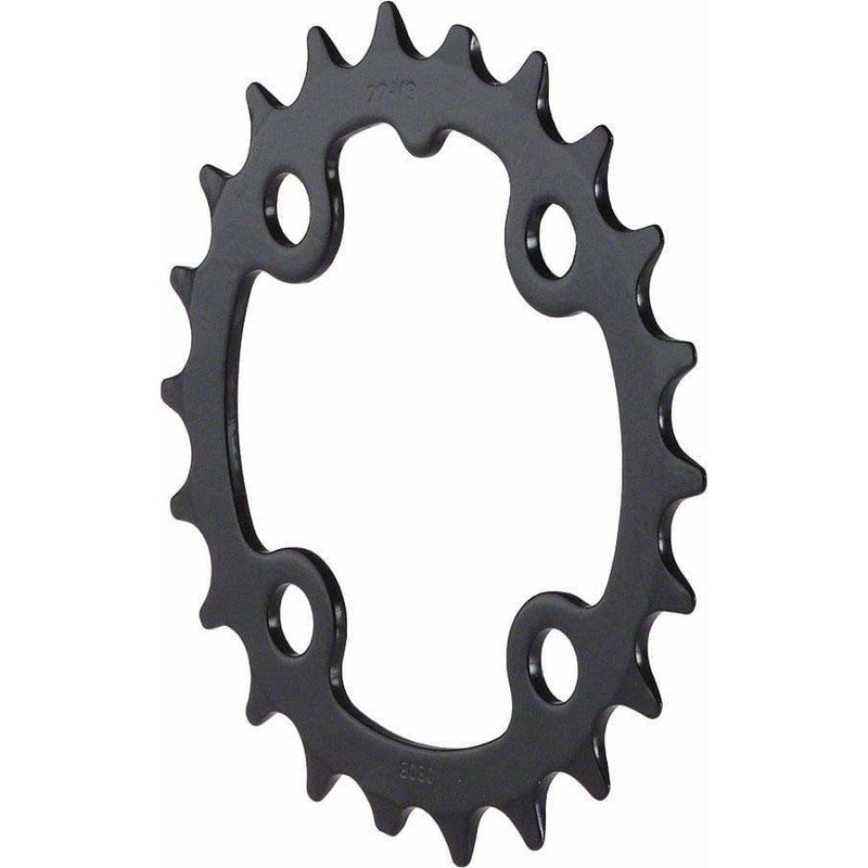 Trushift 24T x 64mm Black Chainring Steel 64mm 24t