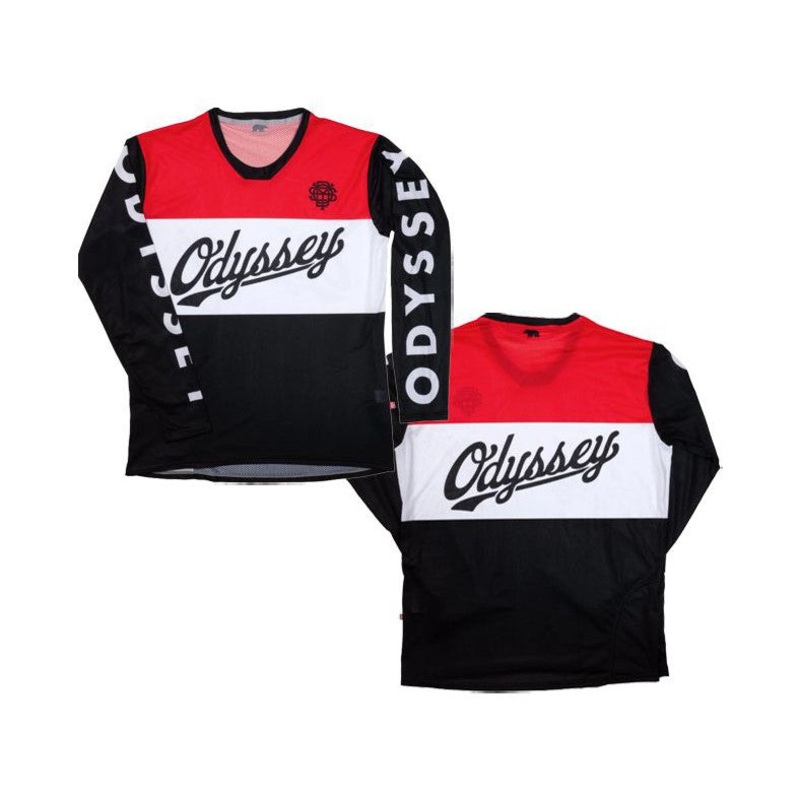 Odyssey Race Jersey Black/White/Red M