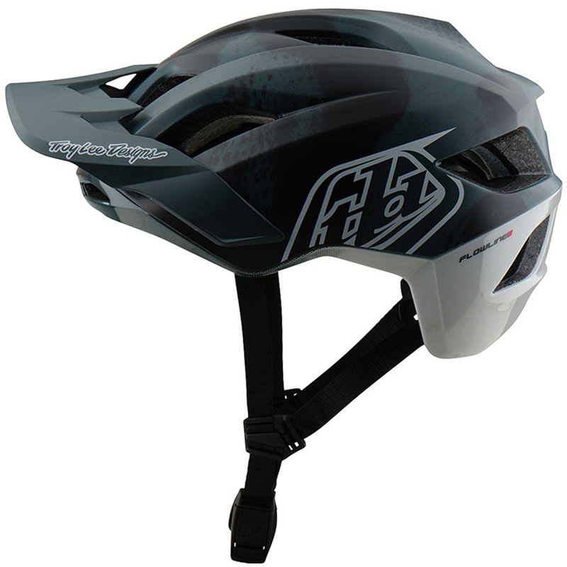 Troy Lee Designs Flowline SE Helmet  Badge Camo Gray Medium/Large