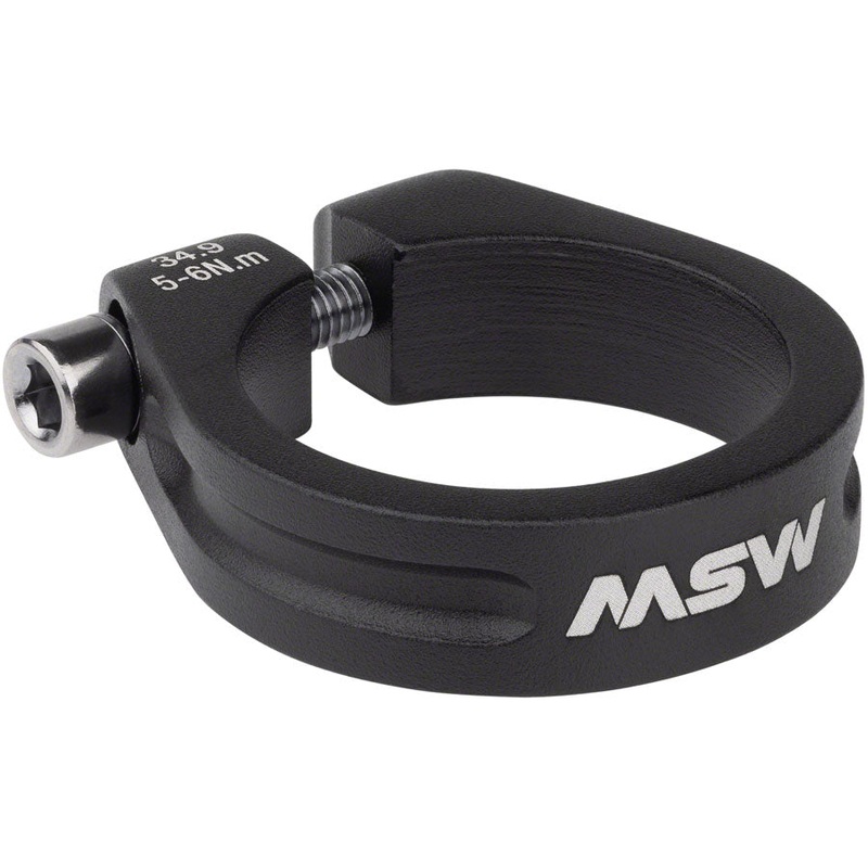 MSW Seatpost Clamp – 34.9mm Bolt-On Black