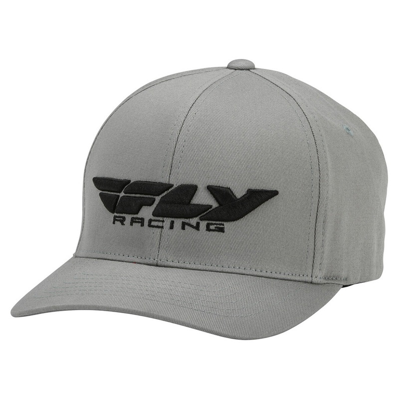 Fly Racing Podium Hat-Grey Youth