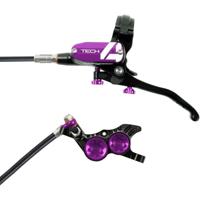 Tech 4 V4 Disc Brake & Lever Set Left Purple