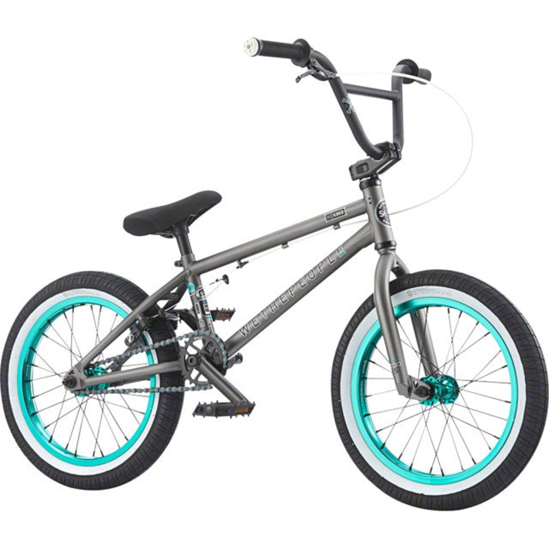 We The People Seed 16″ Bikes-Matte Steel Gray
