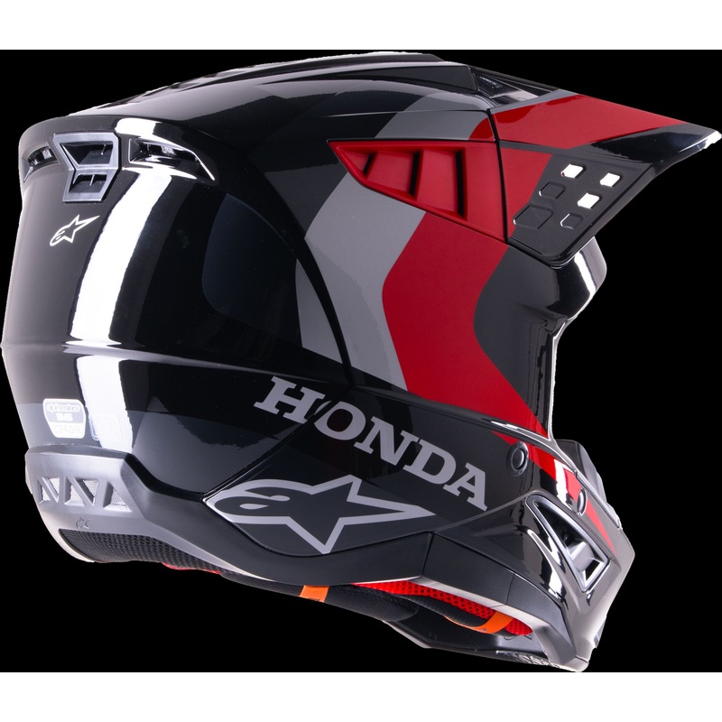 ALPINESTARS S-M5 Helmet Black/Red Small