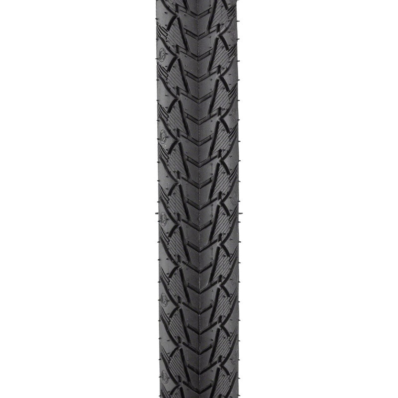 Continental Contact Plus Tire – 700b x 42 / 28 x 1-1/2, Clincher, Wire, Black/Reflex, SafetyPlus Breaker, E50