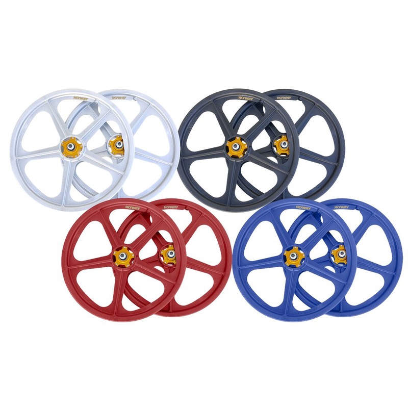 Skyway Tuff II Rivet 20 Collectors Edition Wheelset Black w/Gold Flange Right Hand Drive