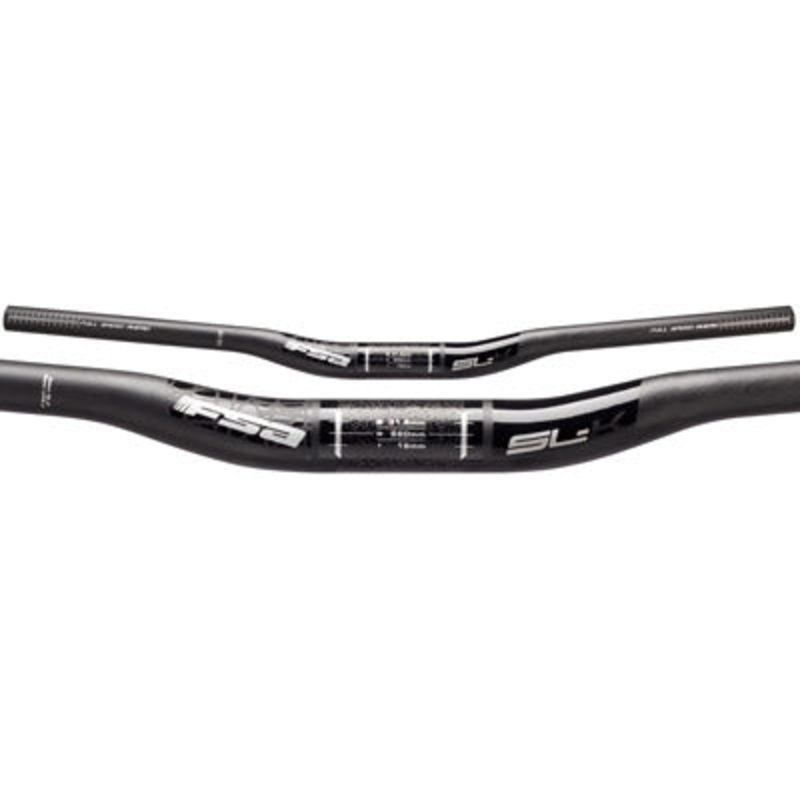 Fsa H/Bar,Sl-K Xc,31.8X18,Ud Al-6066 W/Ud Crbn,760Mm Sl-K Riser  Handlebars NA Black
