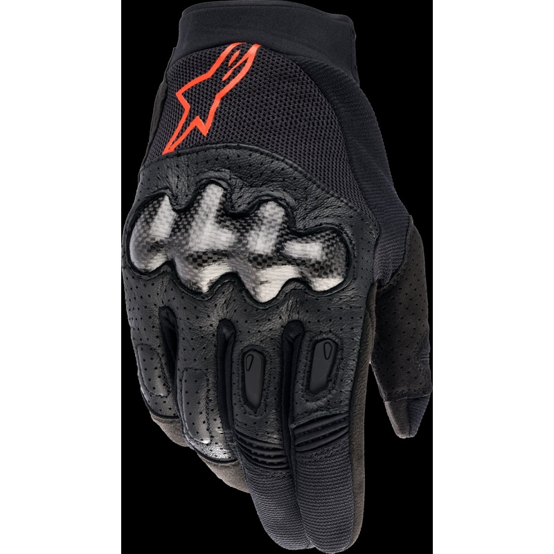 ALPINESTARS Megawatt Gloves Black/Fluorescent Red Large