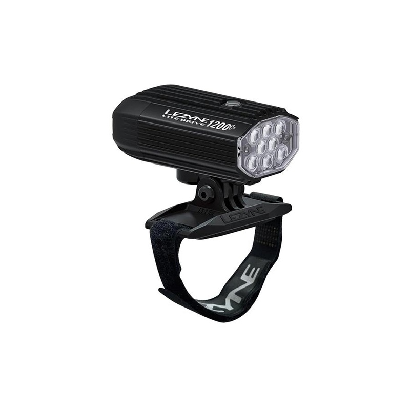 Lezyne Helmet Lite Drive 1200+ Light Front Black