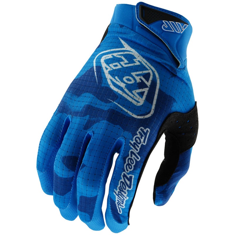 Troy Lee Designs Air Glove  Blotted Bright Blue X-Large