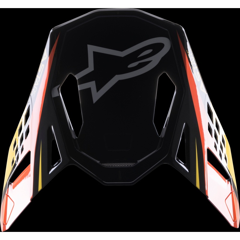 ALPINESTARS S-M10 Visor Black/Yellow/Orange
