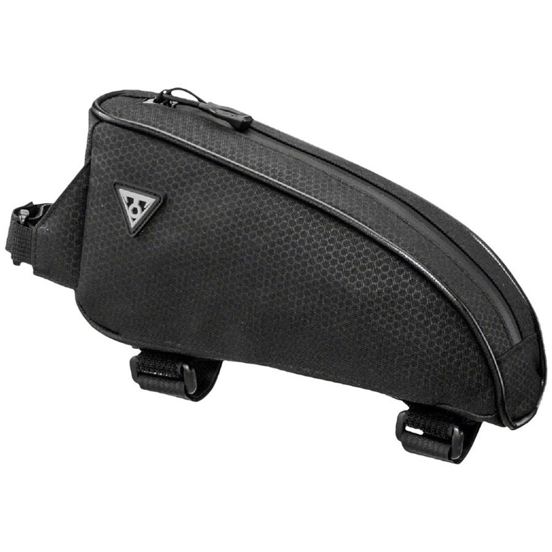 TopLoader Top Tube Bag – Strap-On, Black
