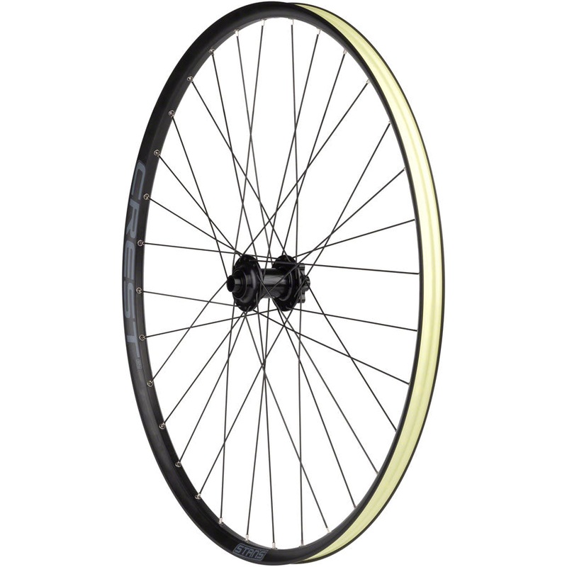 Stans Crest S2 Front Wheel – 29″ 15 x 100mm 6-Bolt Black