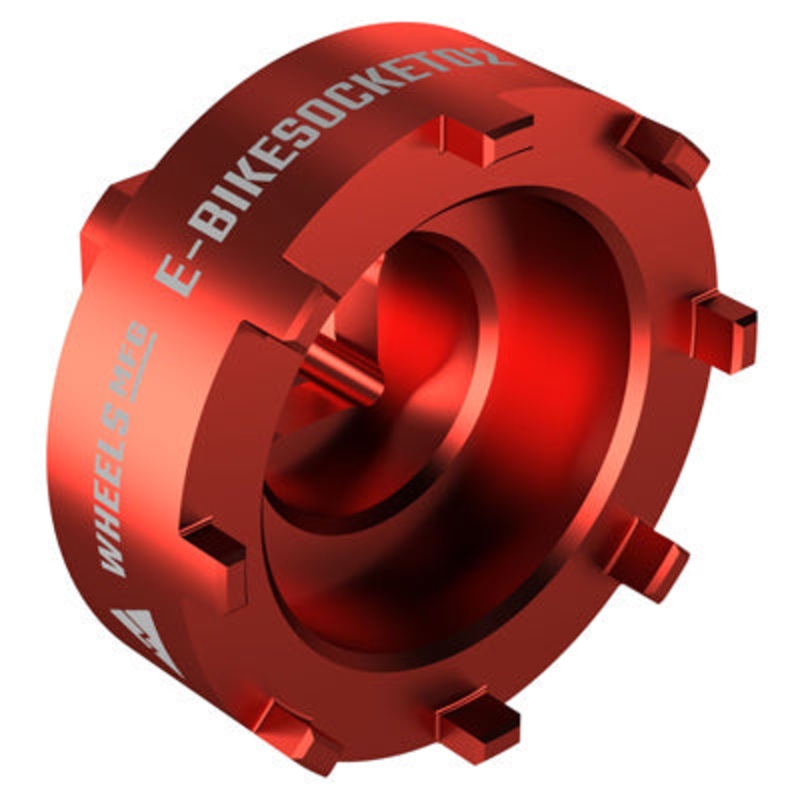 Wmfg Bb Tool E Bike Lockring Bosch Gen 2, 50Mm E Bike Lockring Socket Tool  Tools NA Anodized red