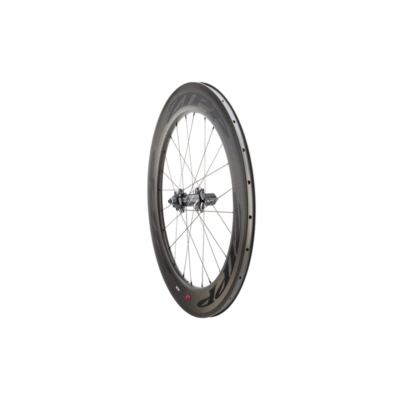 Zipp 808 Carbon Clincher Disc Wheel Rear Black HG11 (Shimano / SRAM 11s) 6 Bolt