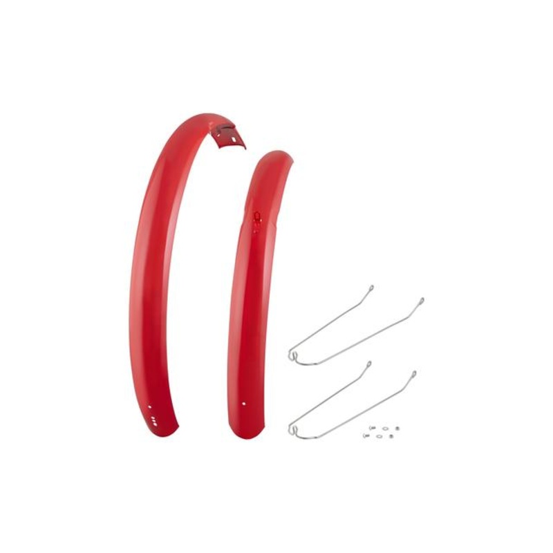 2021 Townie Go! 8D 26″ Fender Set Red 26″, Front and Rear