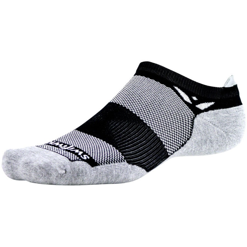 Swiftwick Maxus No Show Socks – No Show Black X-Large