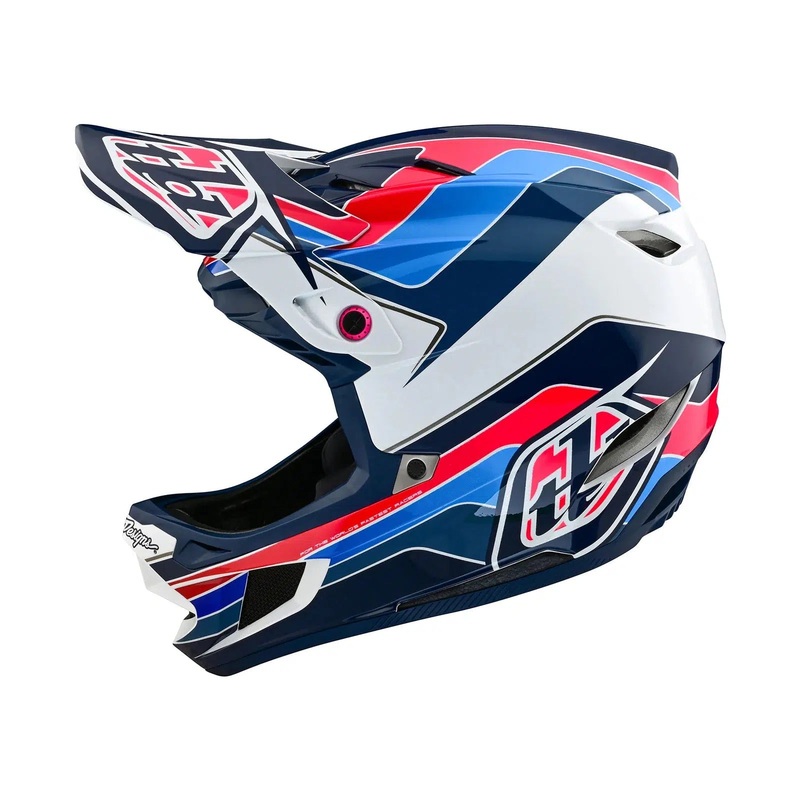 TLD D4 AS Polyacrylite Helmet W/MIPS Block Blue / White Block Blue/White XS-S
