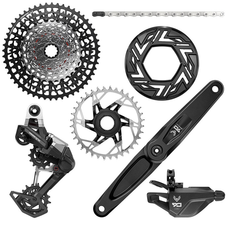 Eagle 90 Ebike Groupset –  160mm Bosch 36T Clip-on Guard Chain XS-1275 10-52t Single Click Shifter Rear Derailleur