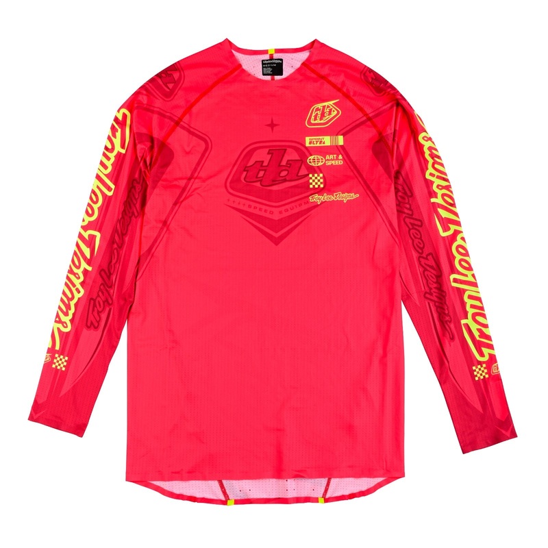 Troy Lee Designs Sprint Ultra Limited Edition BMX Race Jersey-Ghostwing/Infra Red Adult Small