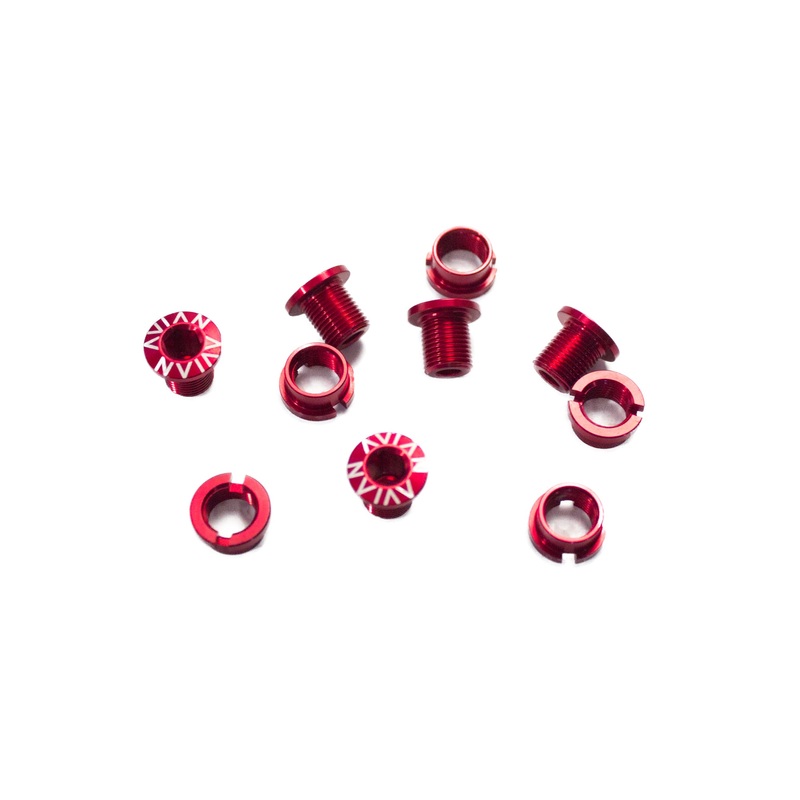 Avian Alloy Chainring Bolts Black Long